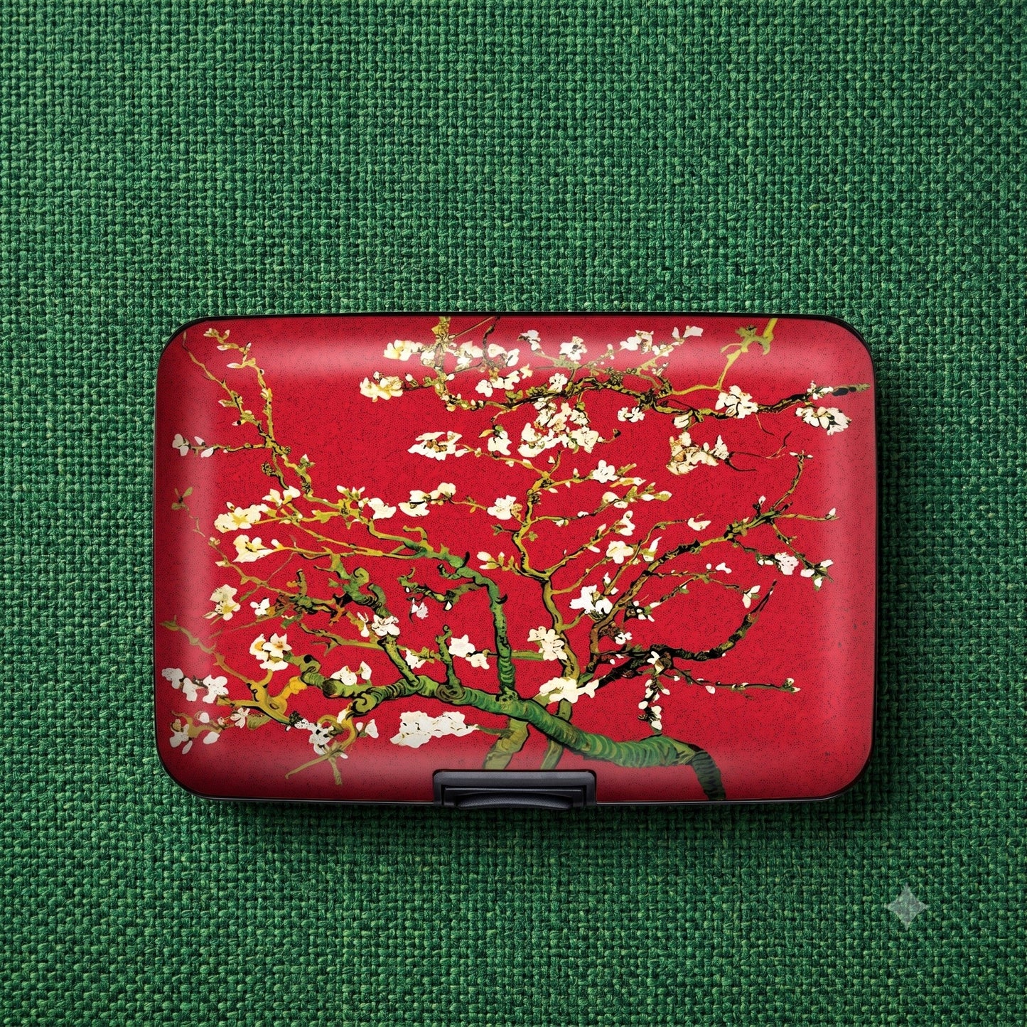 Van Gogh blossoms RFID armored wallet, styled