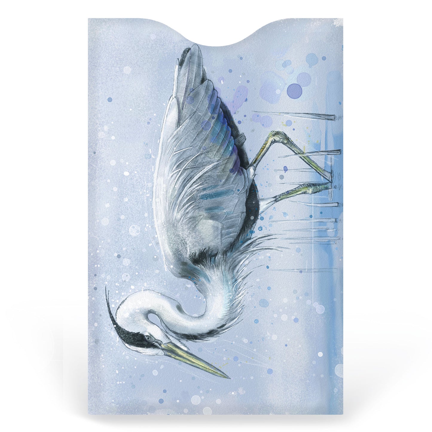 Coastal Birds RFID Card Sleeves, 6 Pack