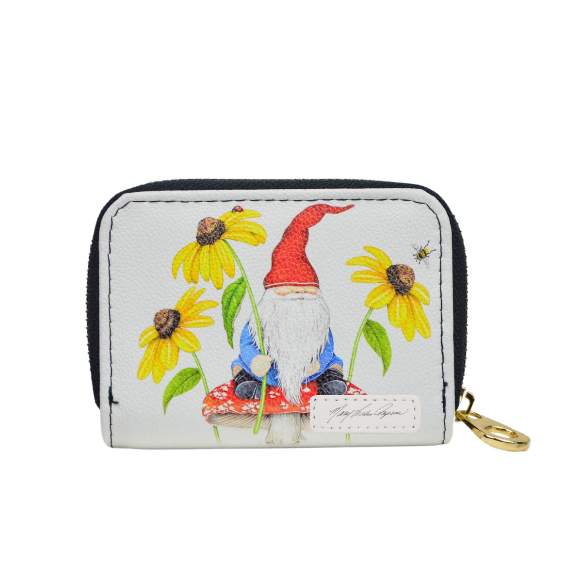 Mary Lake-Thompson Gnome & Mushroom RFID zipper wallet