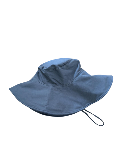 Navy Wide Brim Gardening Hat