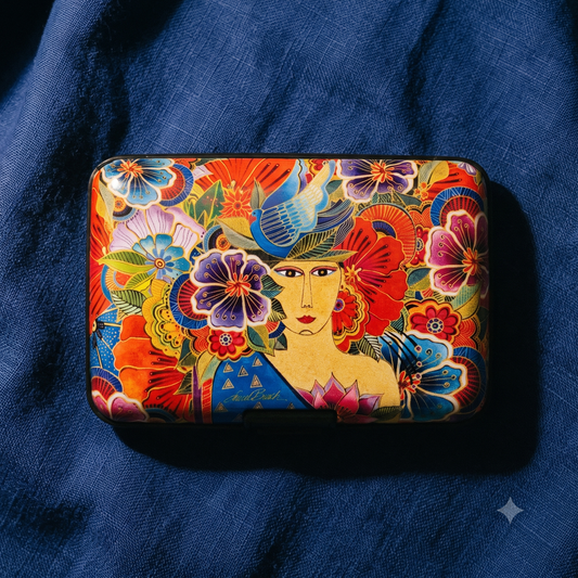 Laurel Burch Balinese Woman RFID Blocking Wallet