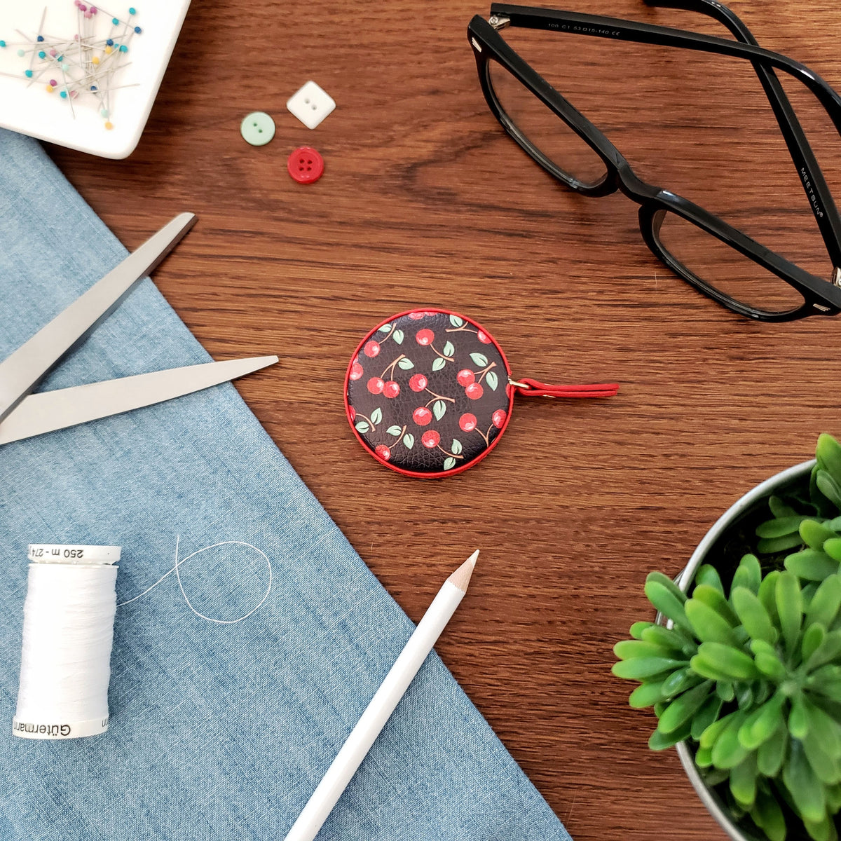 Mary Engelbreit Cherries Tape Measure