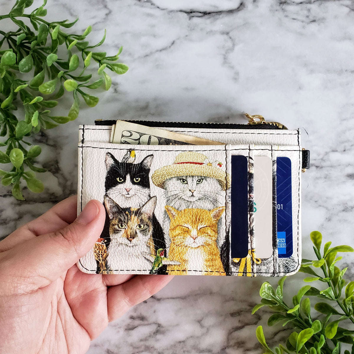 Mary Lake-Thompson Cats Keychain Wallet