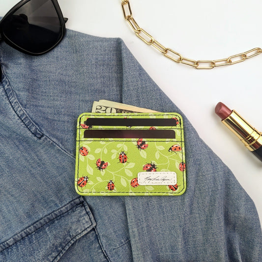 Mary Lake-Thompson Ladybug Slim Wallet