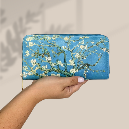 Van Gogh Almond Blossom Wristlet Wallet