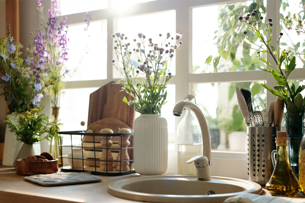 Brighten Your Kitchen with Potted Plants: A Cheerful Start to Your Day