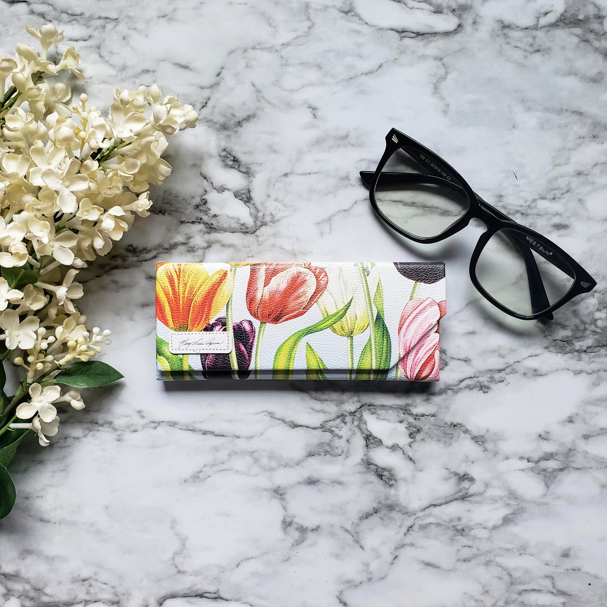 Mary Lake-Thompson Tulips Eyeglass & Sunglasses Case