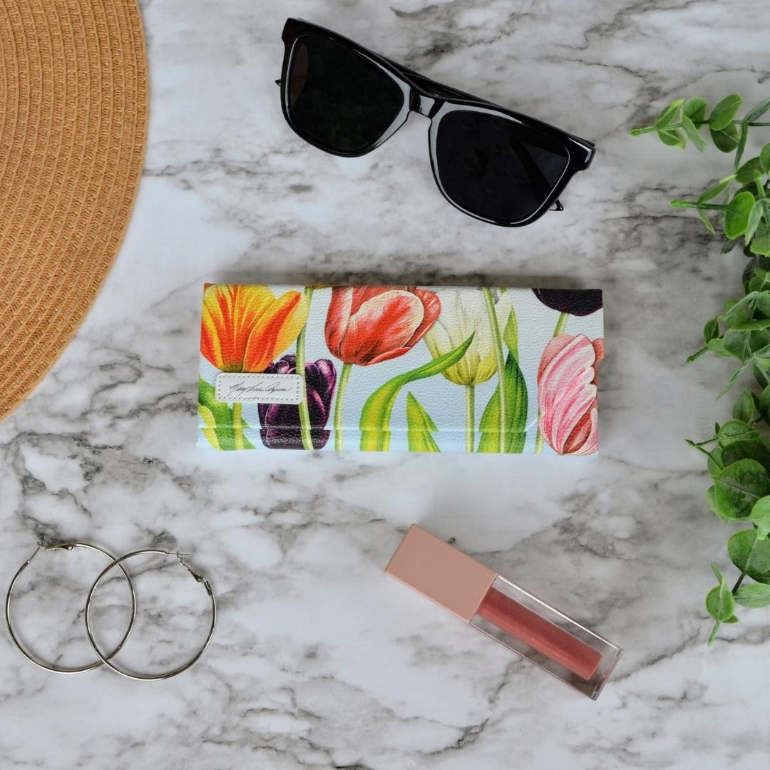 Mary Lake-Thompson Tulips Eyeglass & Sunglasses Case