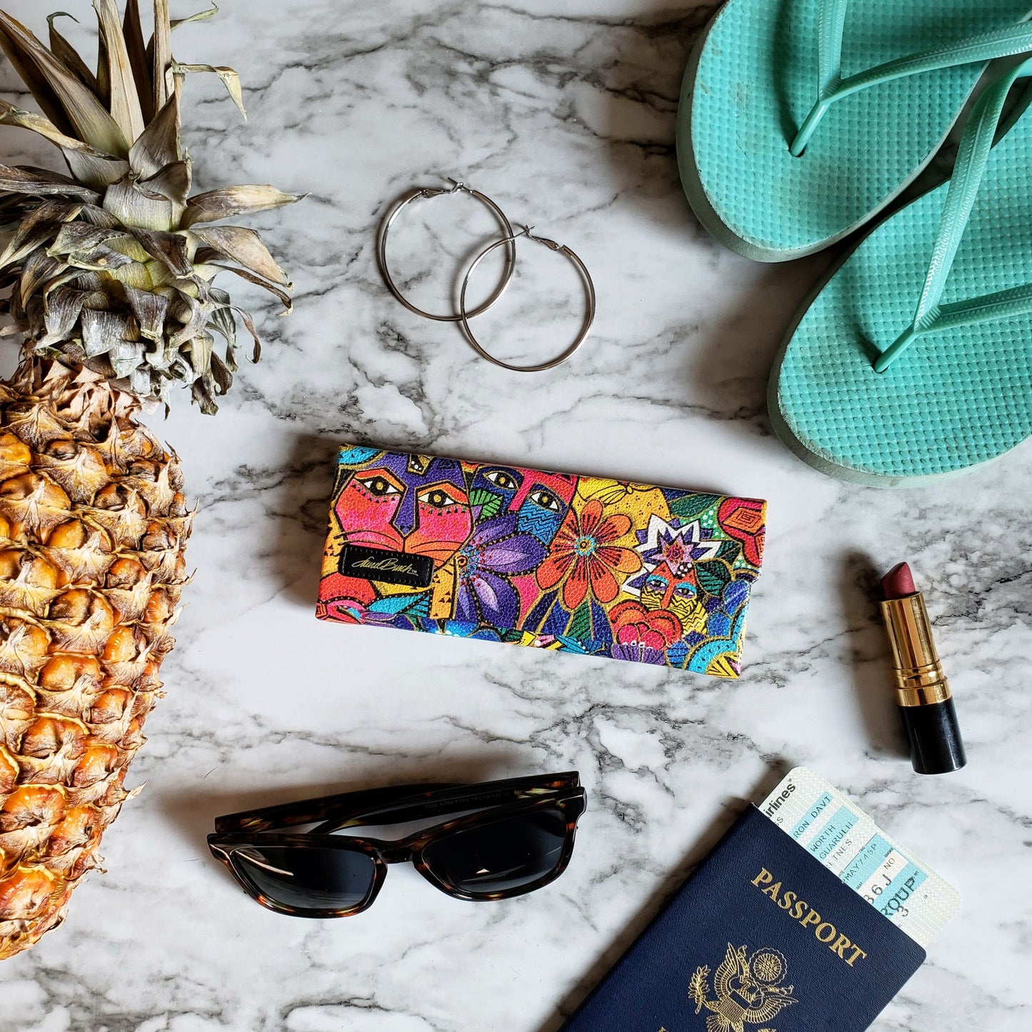 Laurel Burch Laurel's Garden Eyeglass & Sunglasses Case