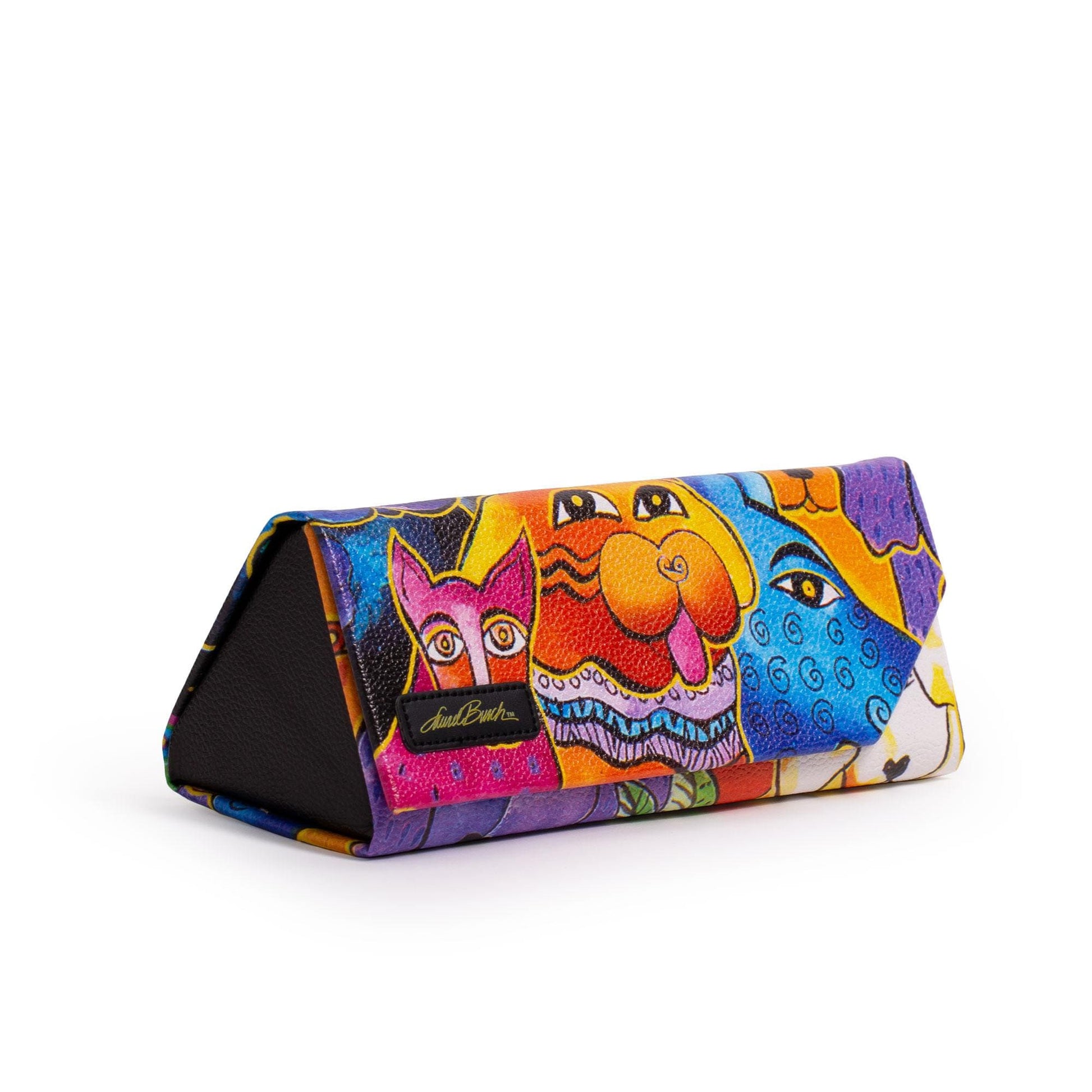 Laurel Burch Dogs and Doggies eyeglass and sunglasses case