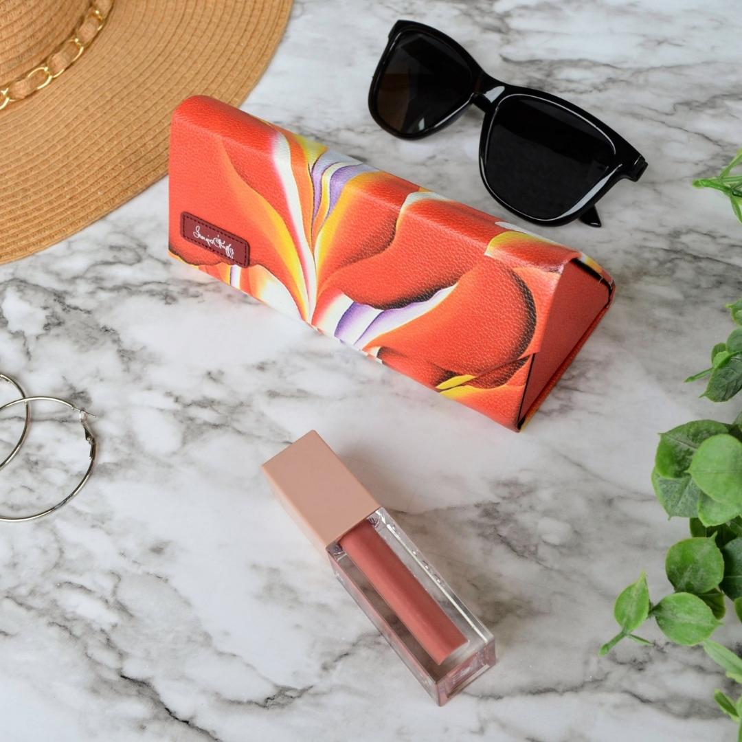 Georgia O'Keeffe Red Canna Eyeglass & Sunglasses Case