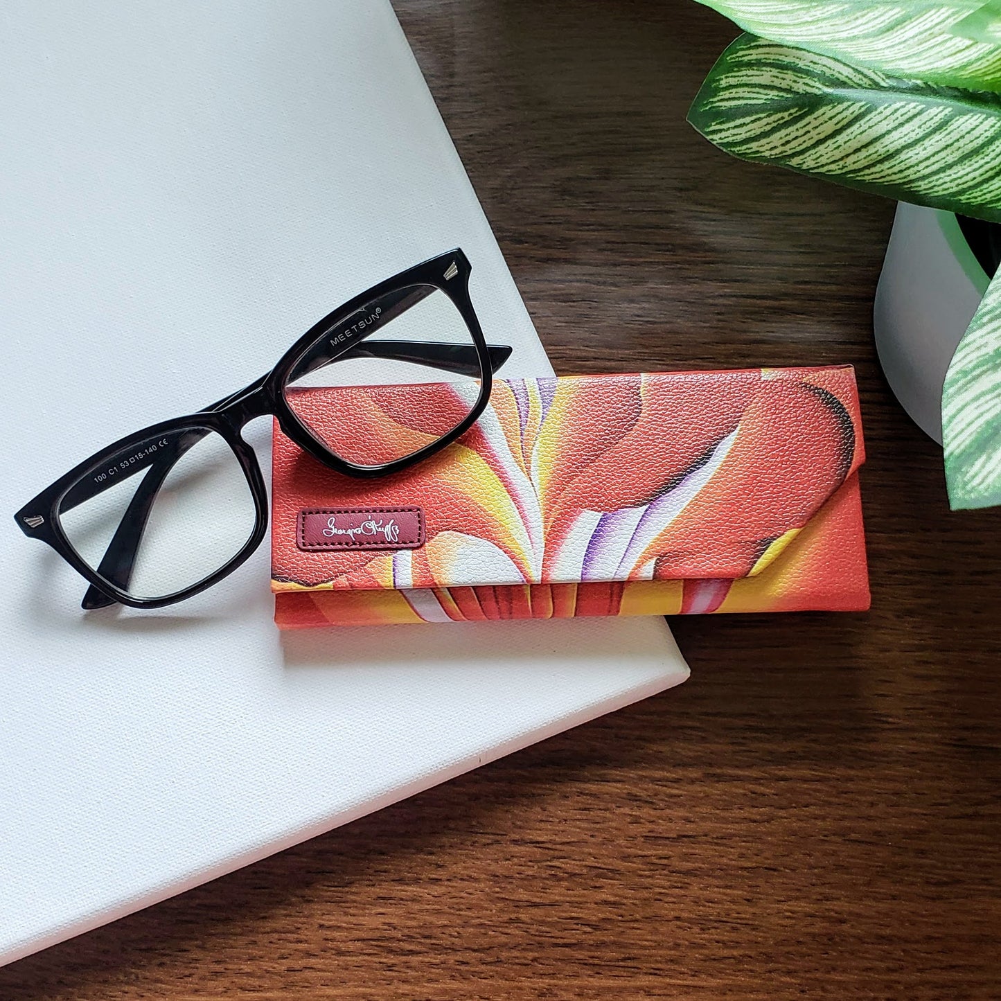 Georgia O'Keeffe Red Canna Eyeglass & Sunglasses Case