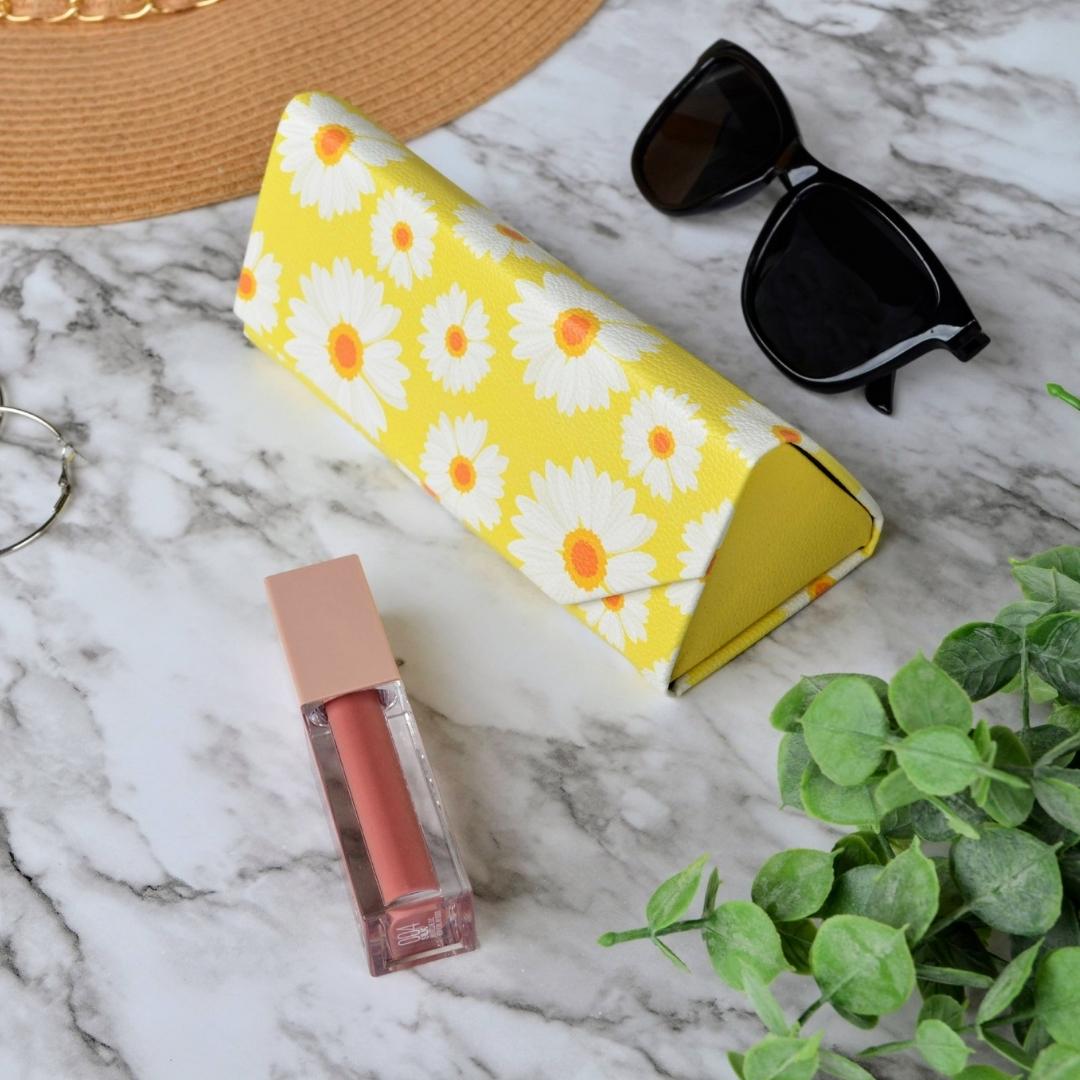 Yellow Daisies Eyeglass & Sunglasses Case
