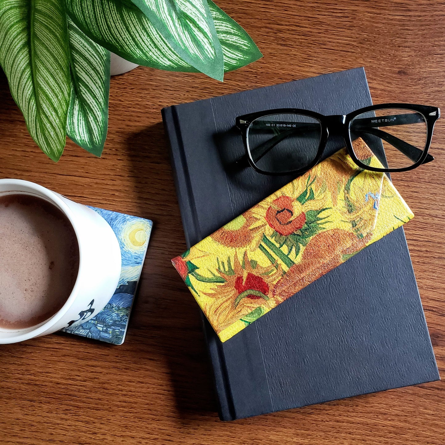 Van Gogh Sunflowers Eyeglass & Sunglasses Case