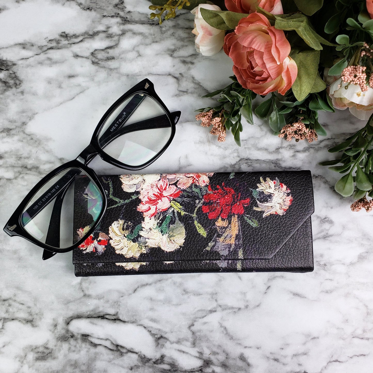 Van Gogh Carnations Eyeglass & Sunglasses Case