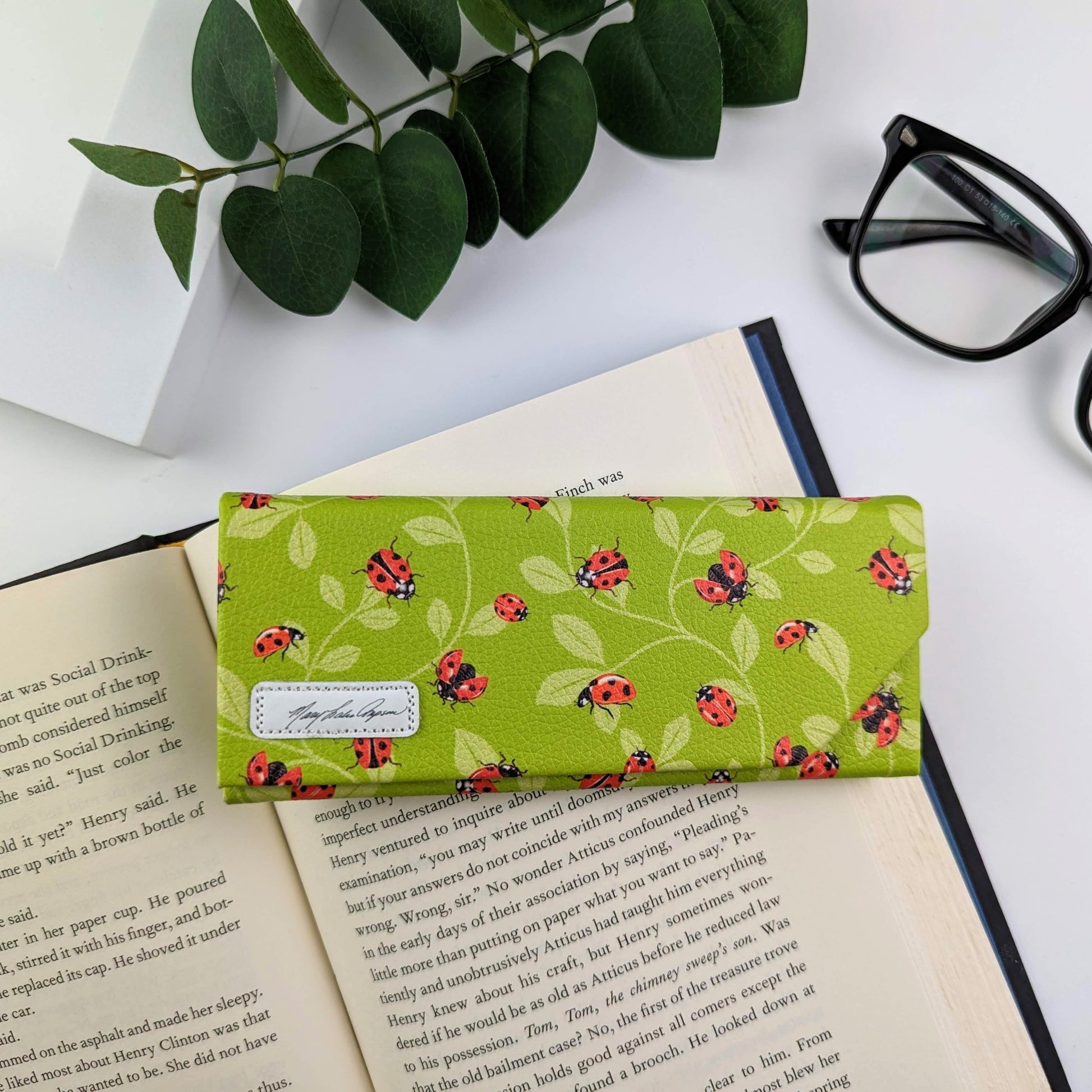 Mary Lake-Thompson Ladybug Eyeglass & Sunglasses Case