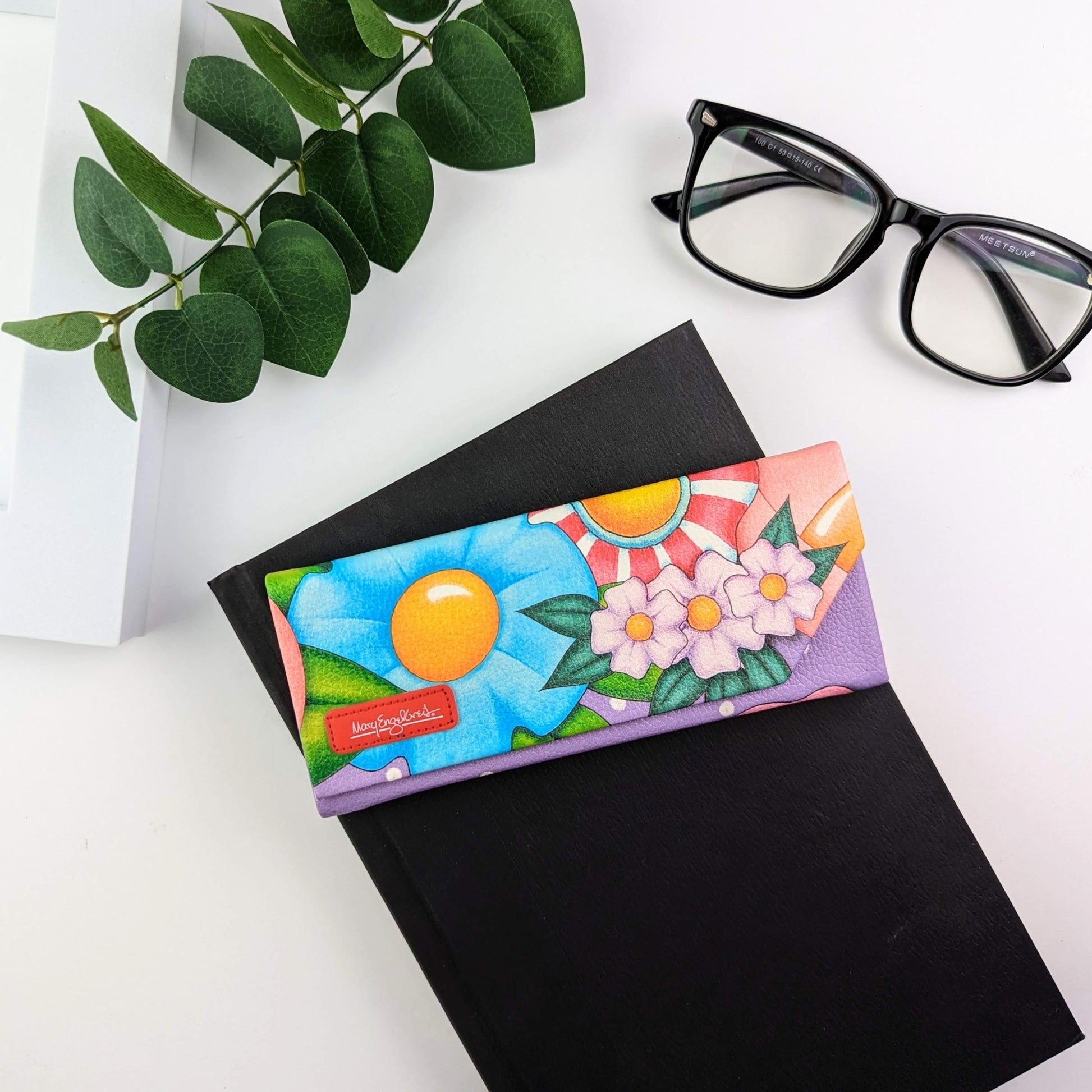 Mary Engelbreit Floral Garden Eyeglass & Sunglasses Case