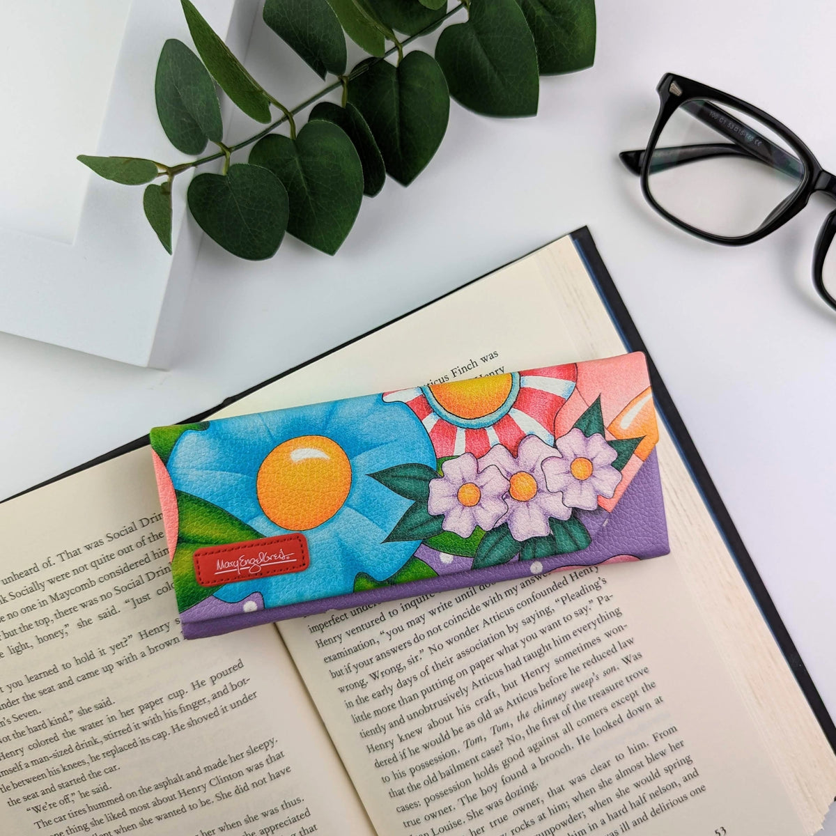 Mary Engelbreit Floral Garden Eyeglass & Sunglasses Case