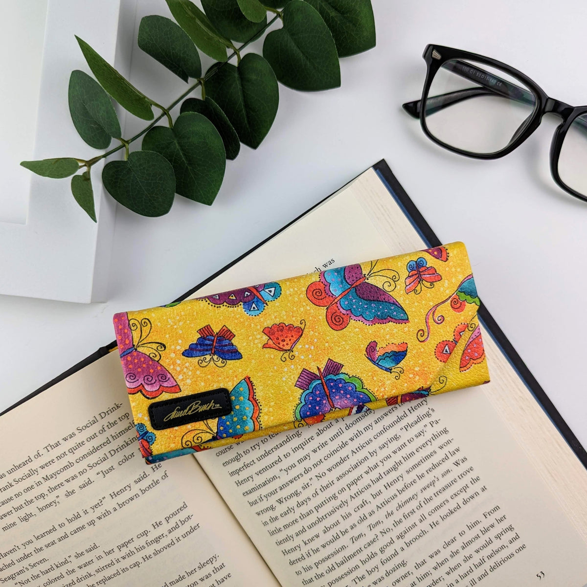 Laurel Burch Flutterbyes Eyeglass & Sunglasses Case