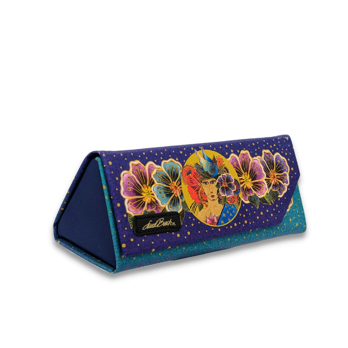 Laurel Burch Balinese Woman eyeglass and sunglasses case