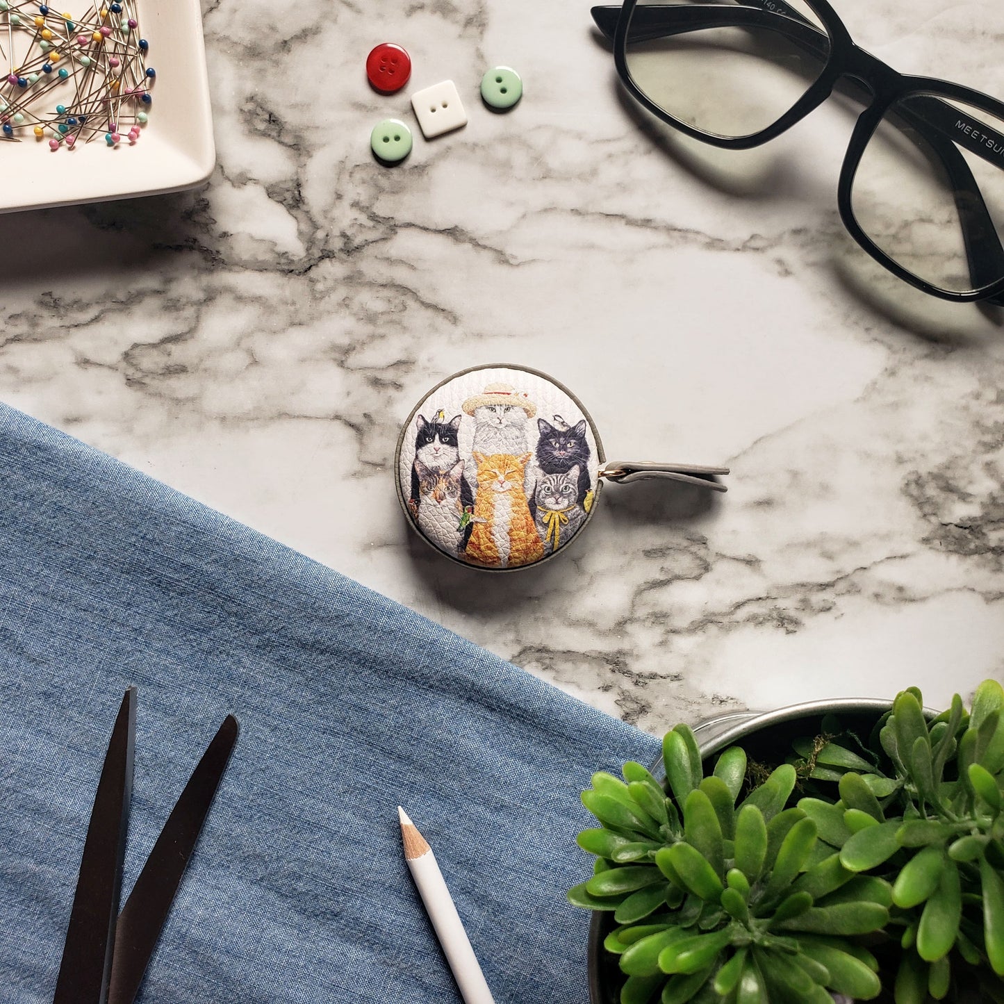 Mary Lake-Thompson Cats Tape Measure
