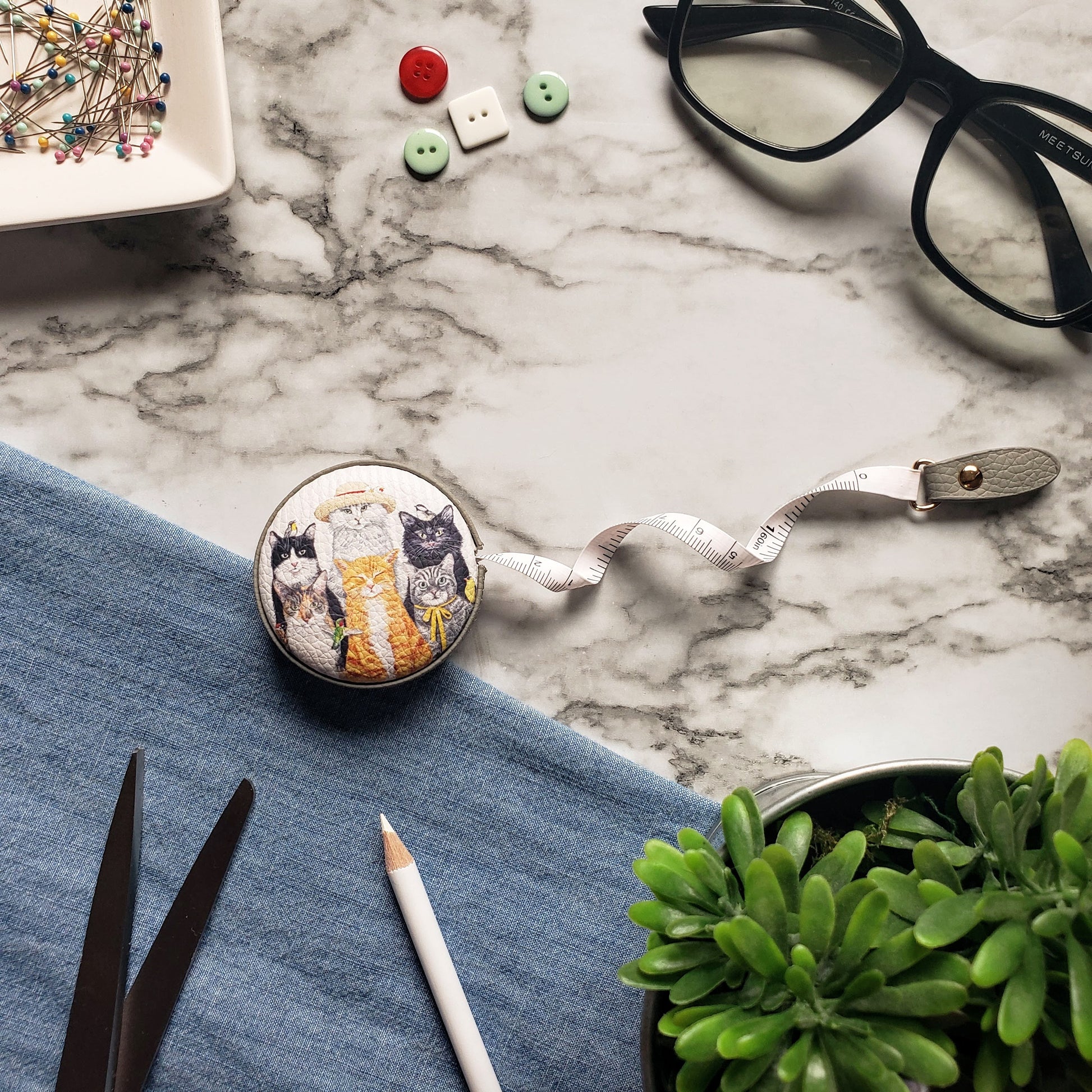 Mary Lake-Thompson Cats Tape Measure