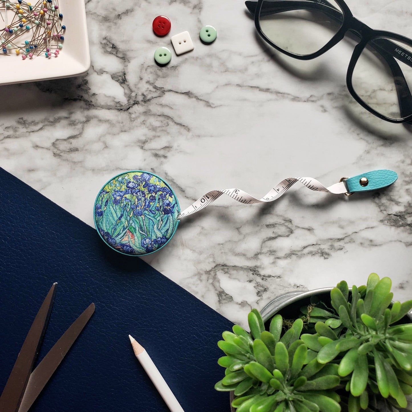 Van Gogh Irises Tape Measure