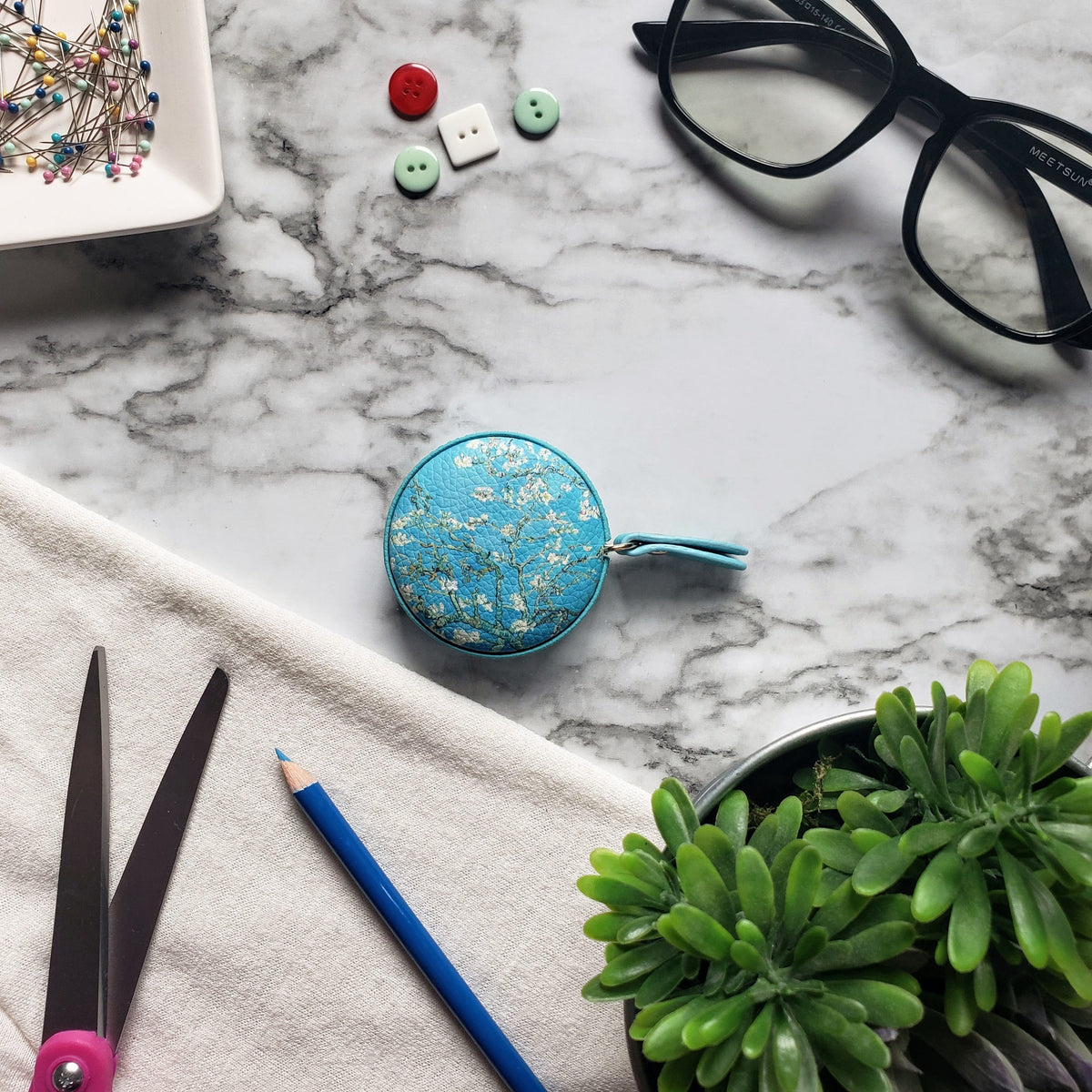 Van Gogh Almond Blossom Tape Measure