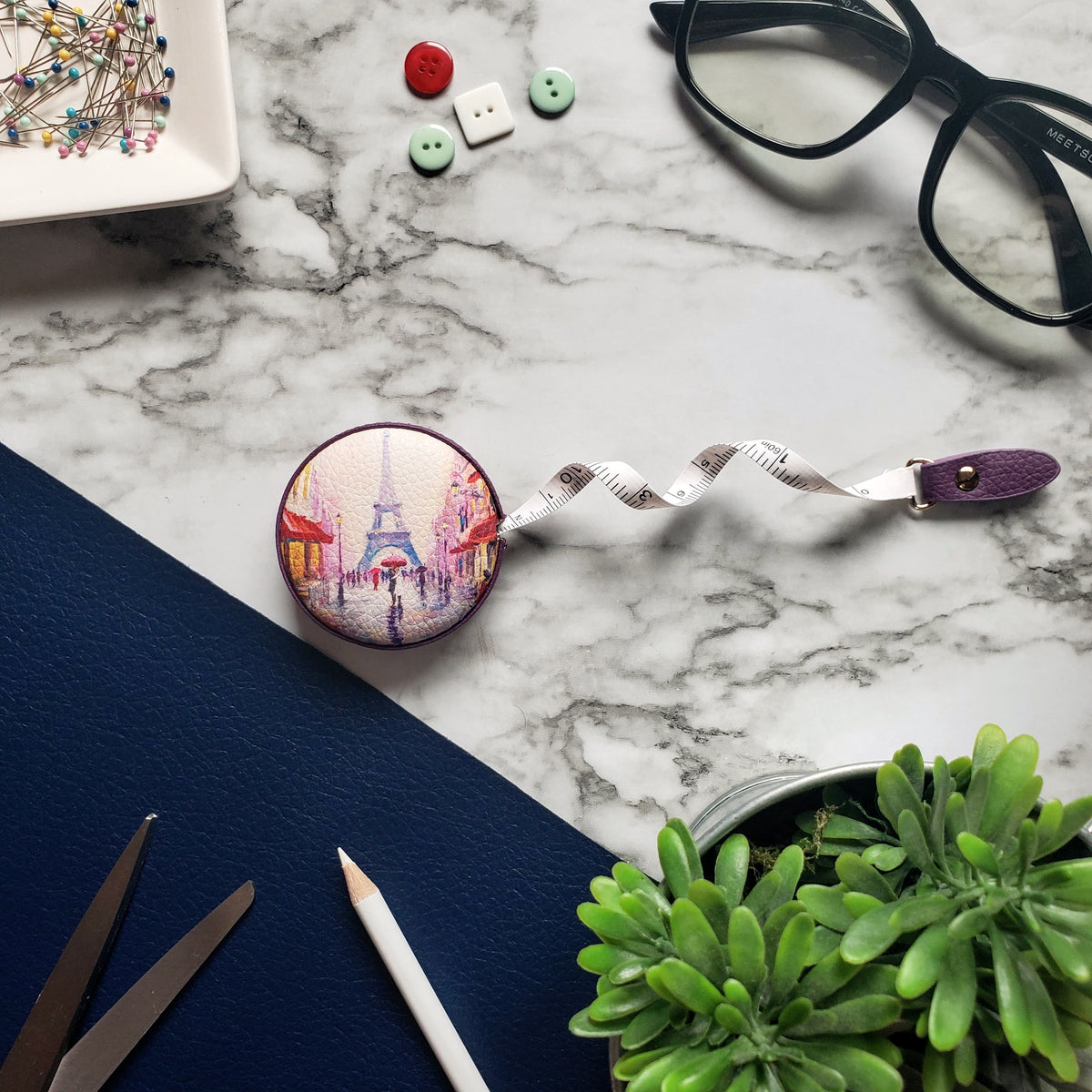 Travel Paris Tape Measure
