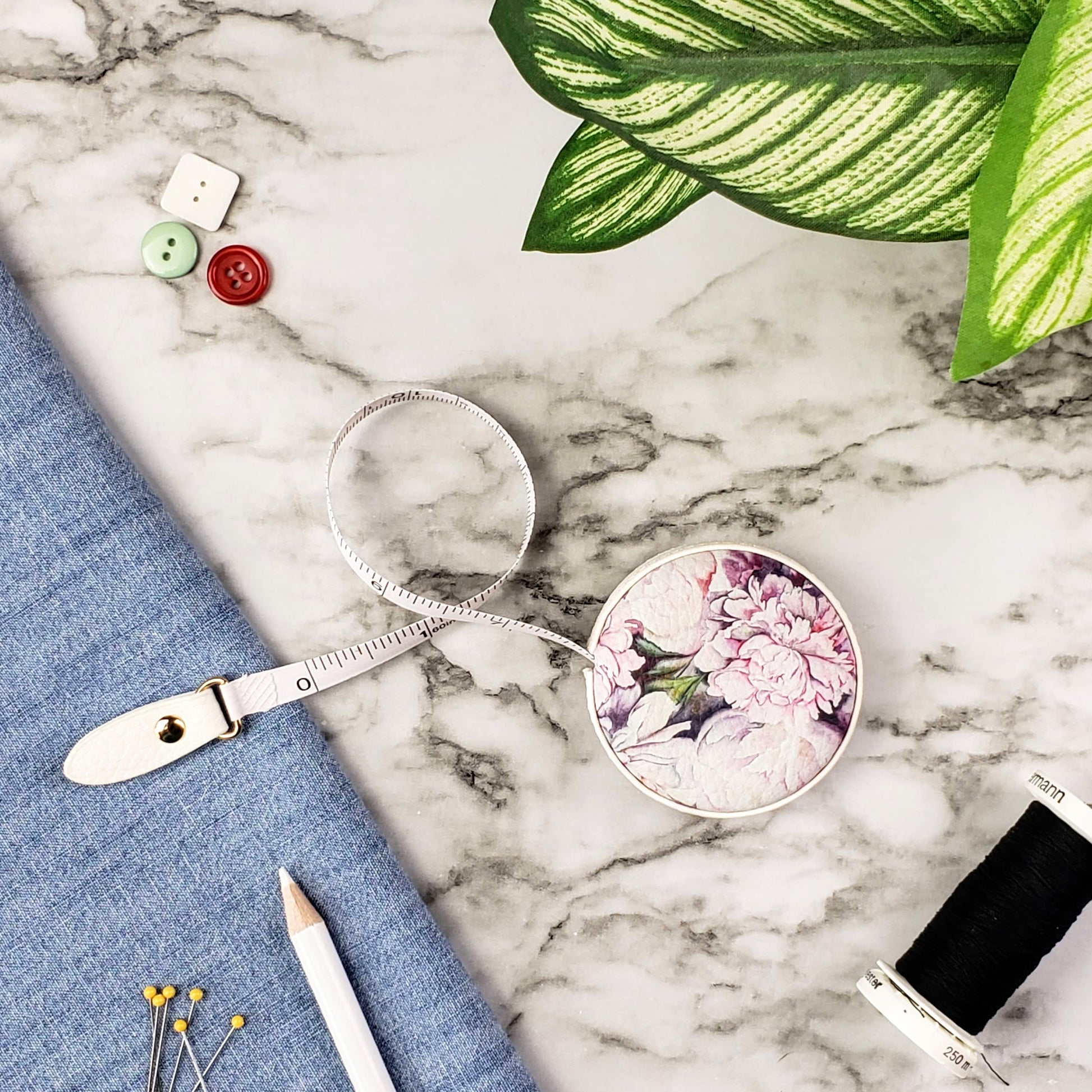 Peonies Tape Measure