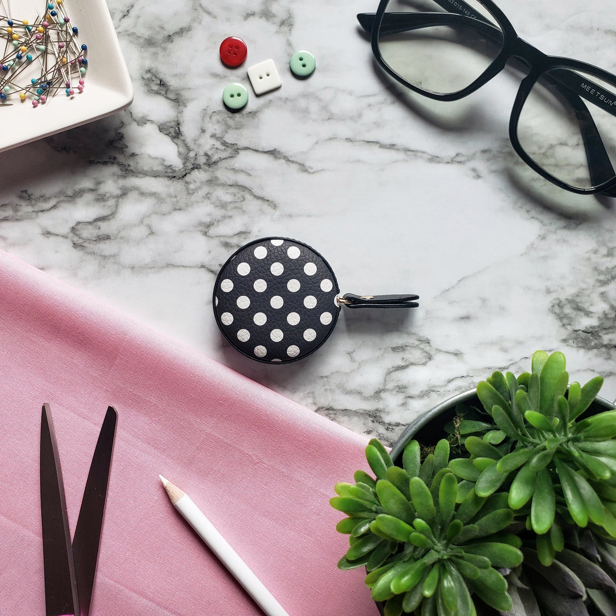 Polka Dot Tape Measure