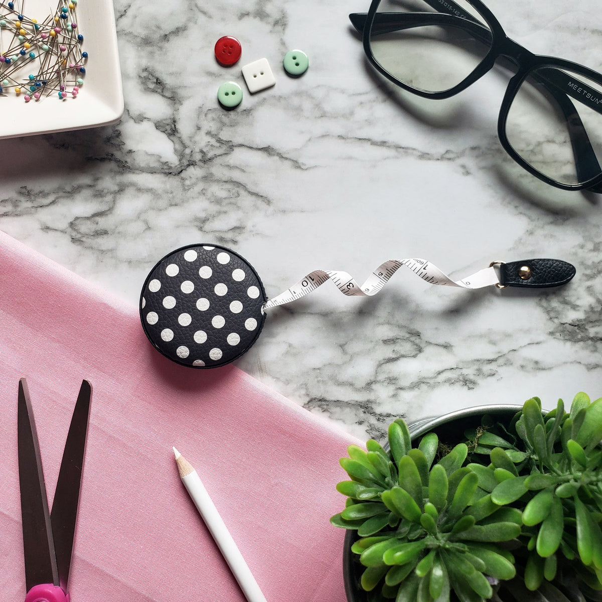 Polka Dot Tape Measure