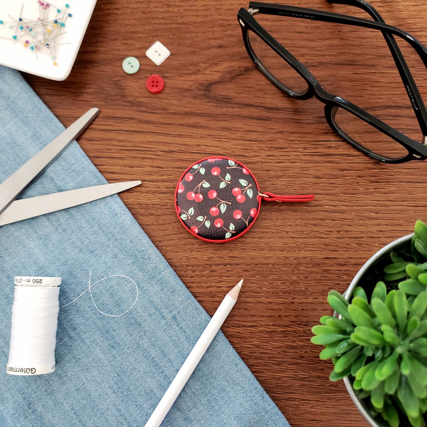 Mary Engelbreit Cherries Tape Measure