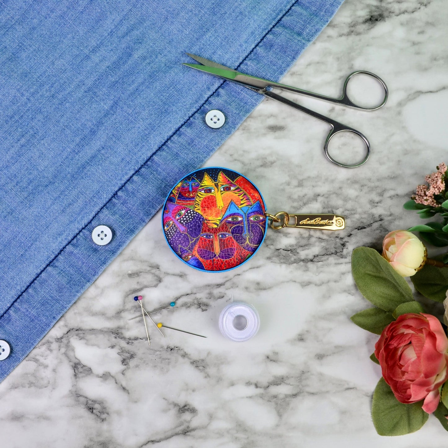 Laurel Burch Fantasticats Tape Measure