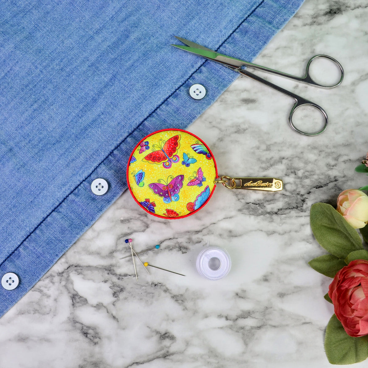 Laurel Burch Flutterbyes Tape Measure