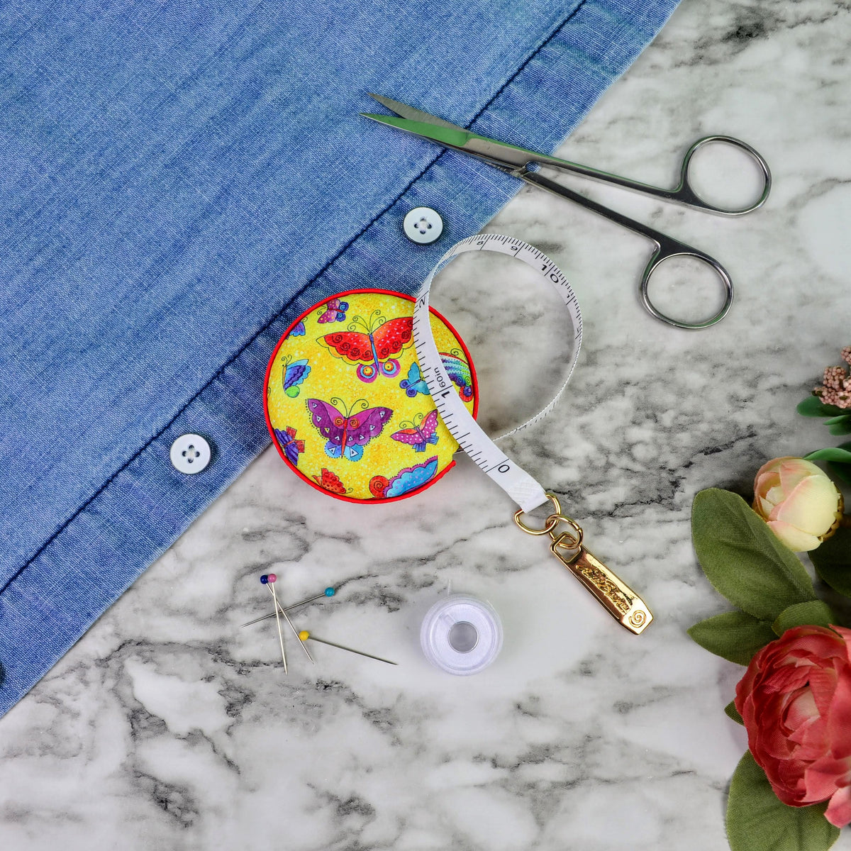 Laurel Burch Flutterbyes Tape Measure