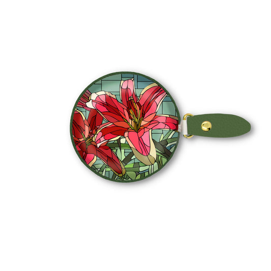Art Glass Stargazer Lily tape measure