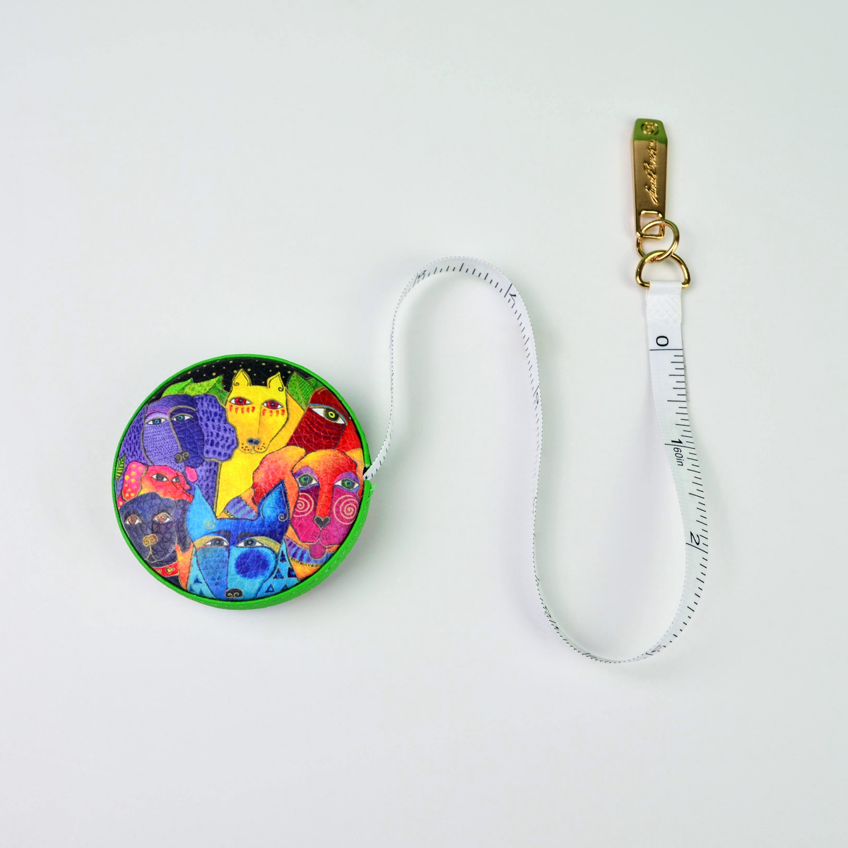 Laurel Burch Dogs & Doggies Tape Measure