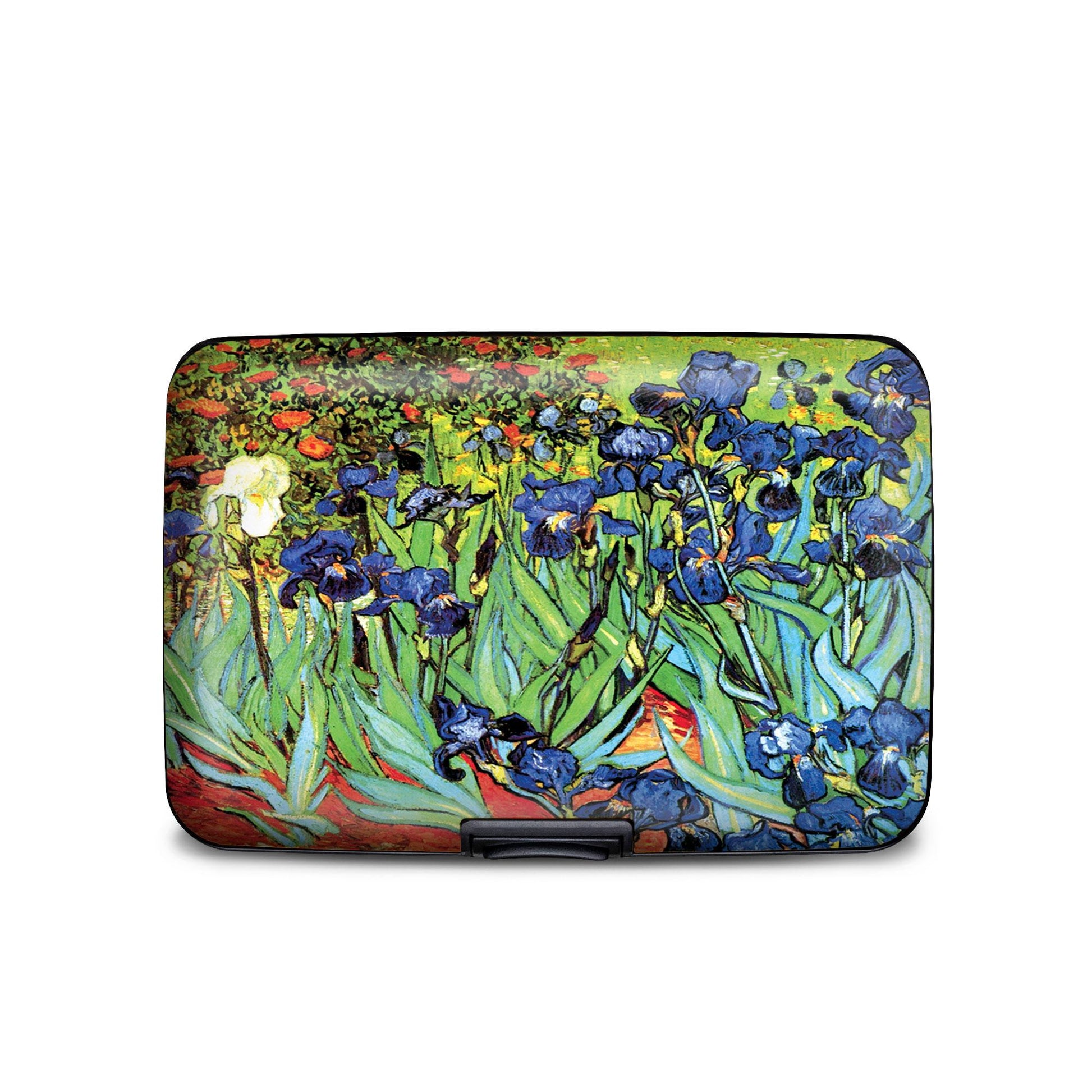 Van Gogh Irises RFID armored wallet