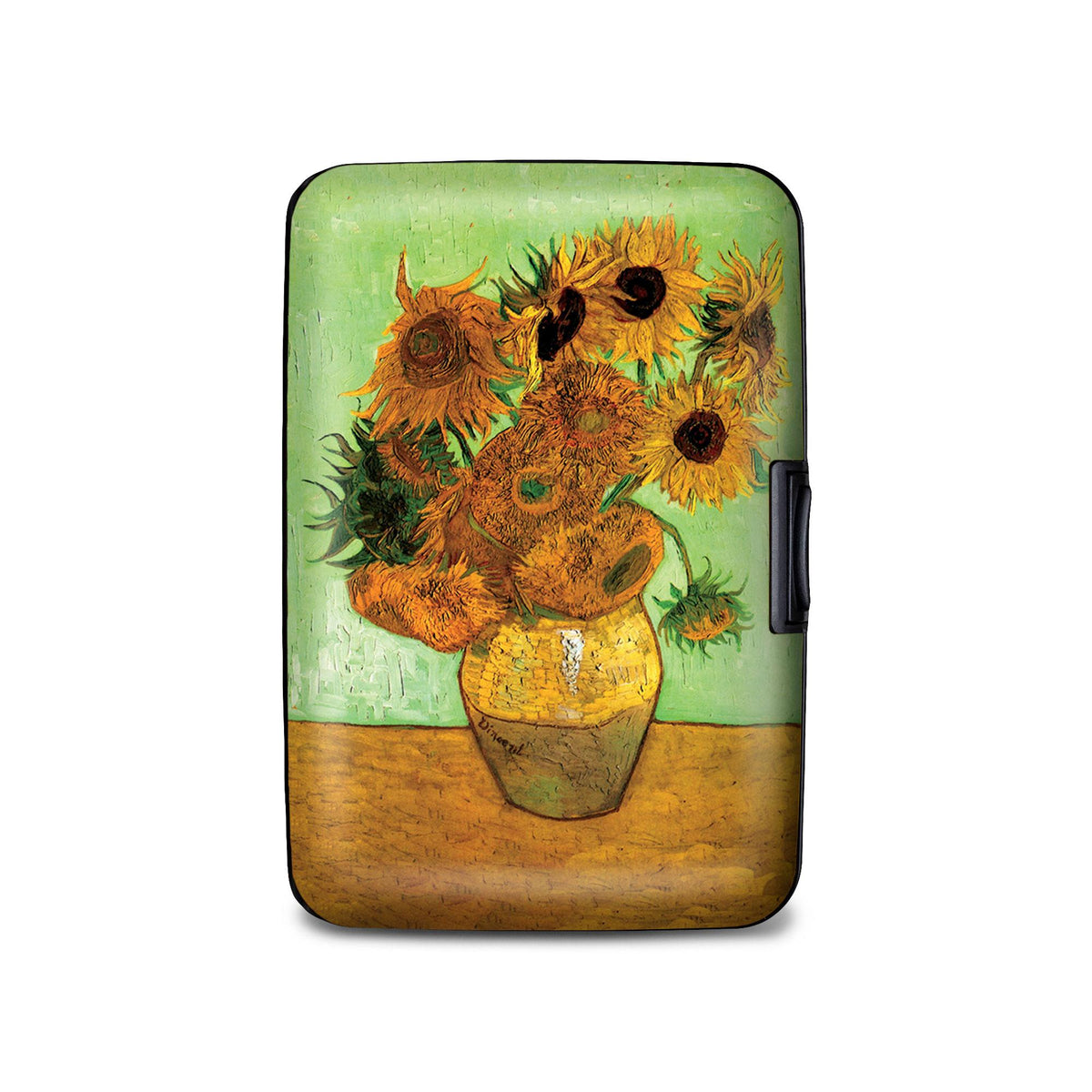Van Gogh Sunflowers RFID armored wallet