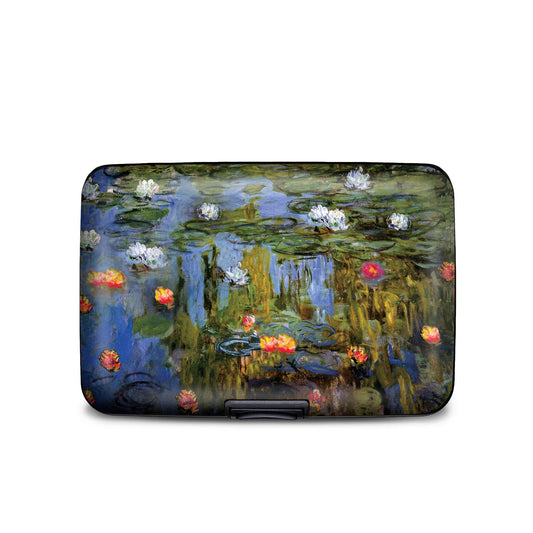 Monet Water Lilies RFID armored wallet