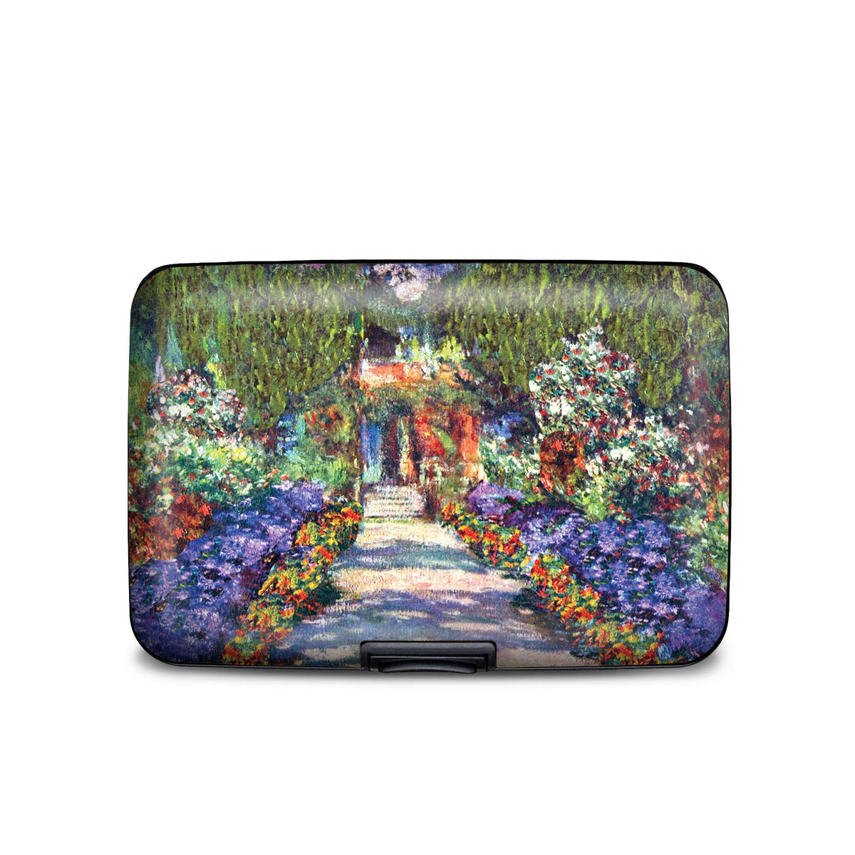 Monet garden at Giverny RFID armored wallet