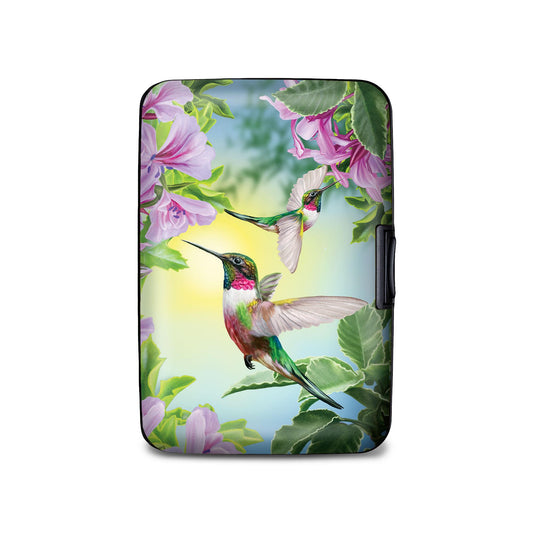 Hummingbird Purple RFID armored wallet
