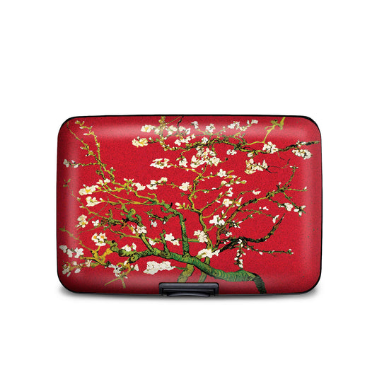 Van Gogh blossoms RFID armored wallet