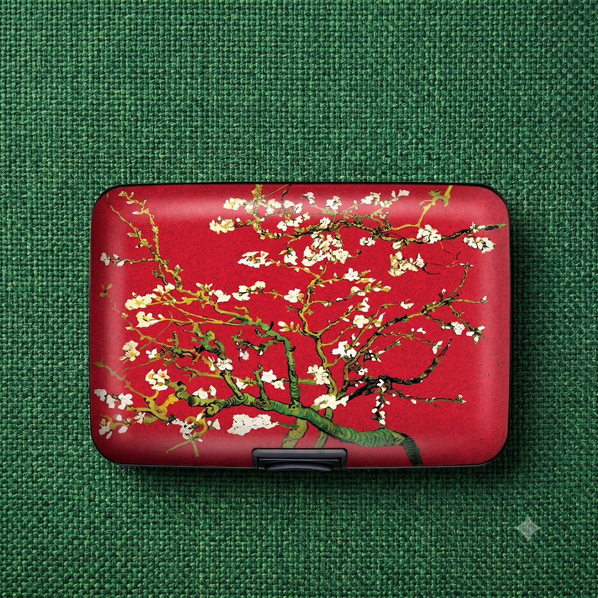 Van Gogh blossoms RFID armored wallet, styled