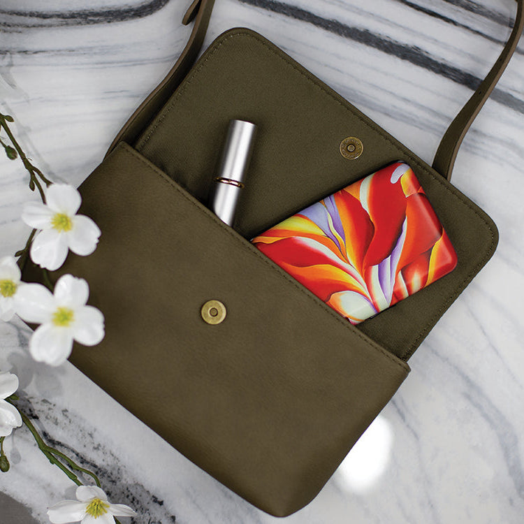 Georgia O'Keeffe Red Canna RFID Armored Wallet