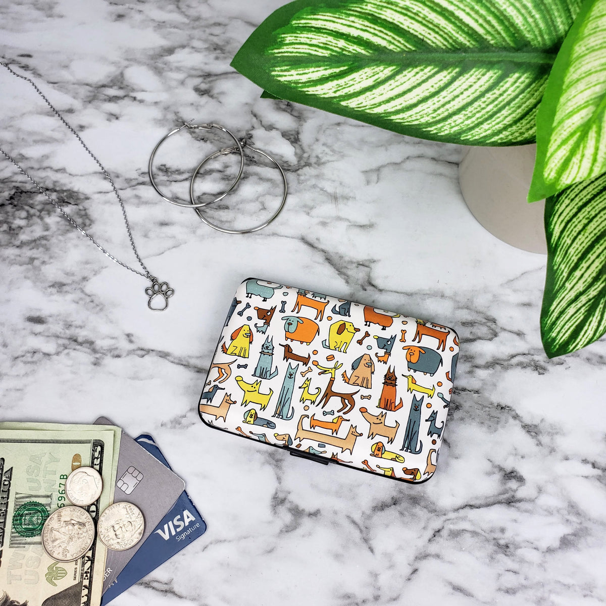 Canine Characters RFID Armored Wallet