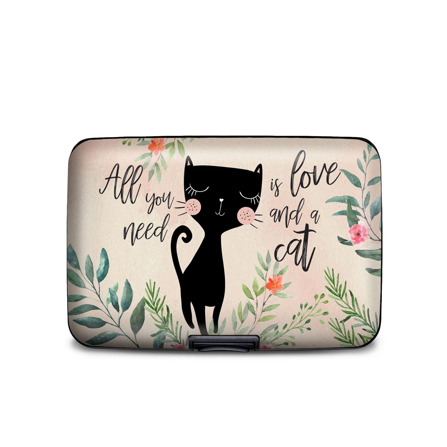 Cat Love RFID armored wallet