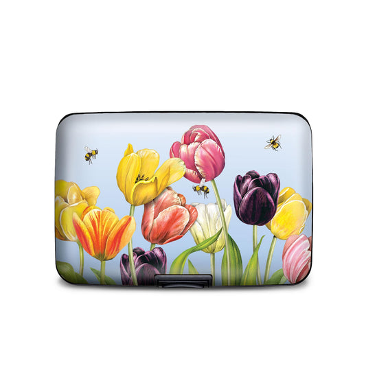 Mary Lake-Thompson tulip RFID armored wallet
