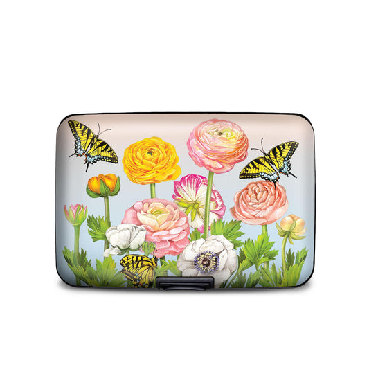 Mary Lake-Thompson Ranunculus RFID Armored Wallet